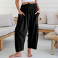【S-2XL】🥰Luźne bawełniane lniane spodnie z elastycznym paskiem w talii